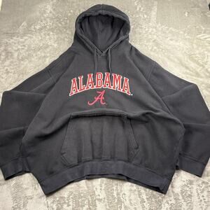 Alabama Crimson Tide Genuine Stuff XL Script A Wing Black Hoodie B15A